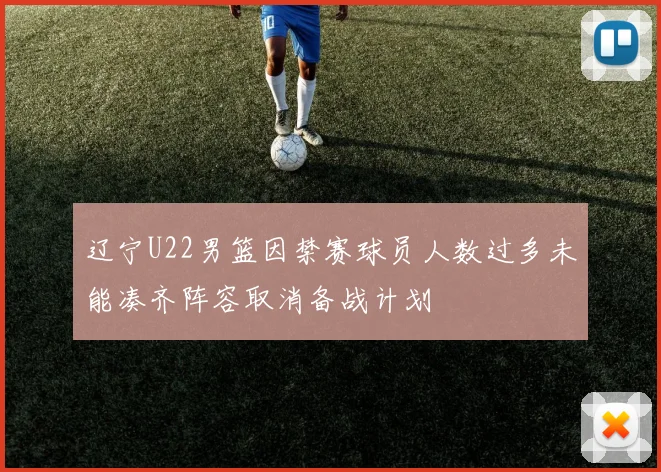 辽宁U22男篮因禁赛球员人数过多未能凑齐阵容取消备战计划
